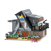 Mocsage Modern Villa with LED Light Building Blocks Set (3832PCS)